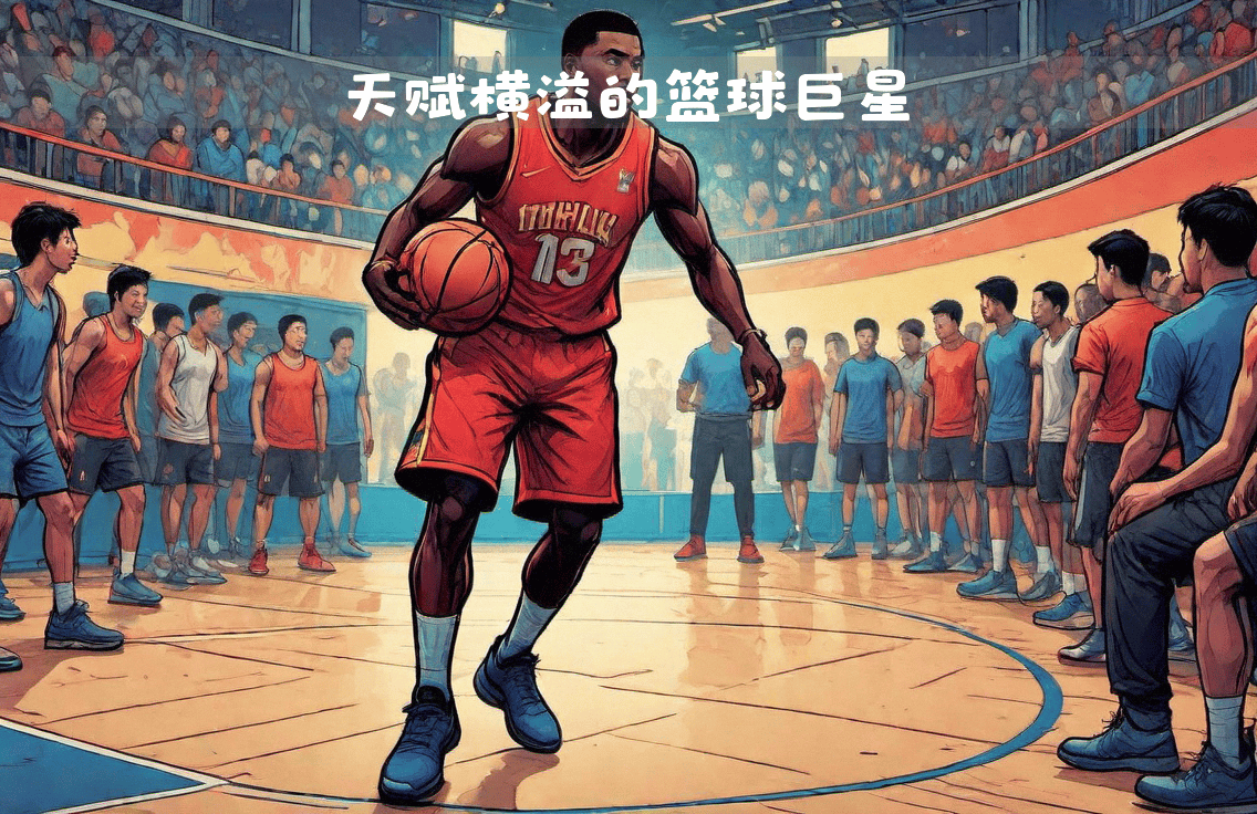 美国NBA球员代表在赛场上耀眼